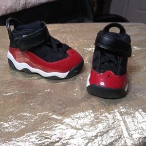 Nike Air Jordan 6 Rings blk/white/red shoes